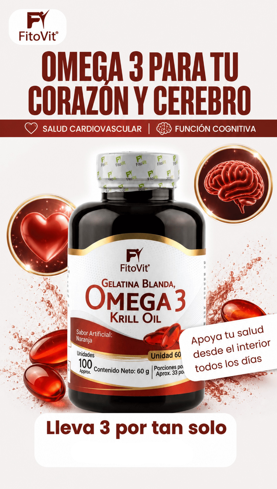 Omega 3 X100und Fitovit