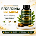 Berberine+ Premium 1.500mg - Control de Azúcar y Pérdida de Grasa Natural | Frasco Original