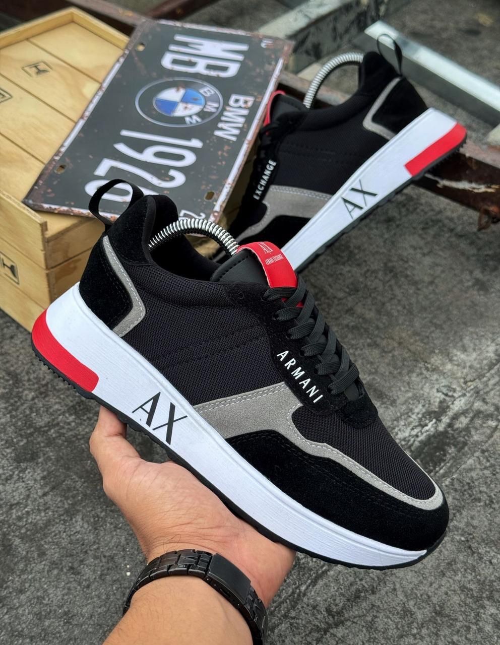 Tenis Caballero AR011 Super  Black DAY