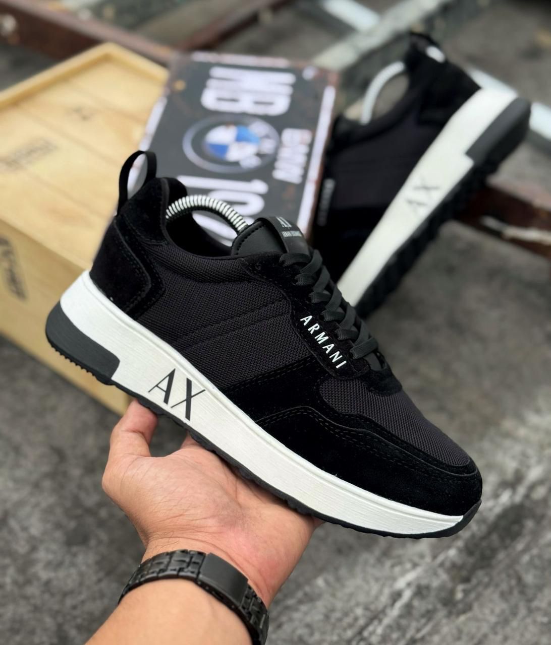 Tenis Caballero AR011 Super  Black DAY