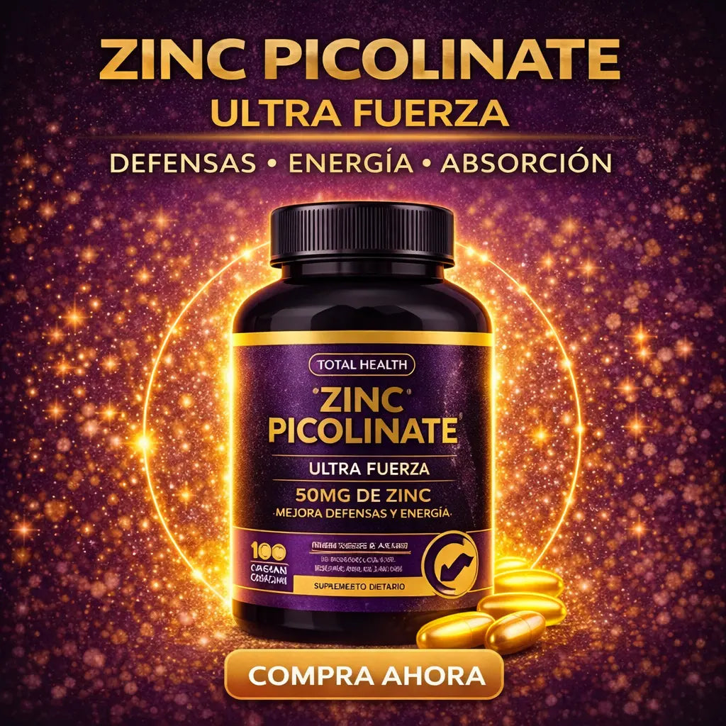 Zinc Picolinate – Defensas, piel y hormonas sanas.